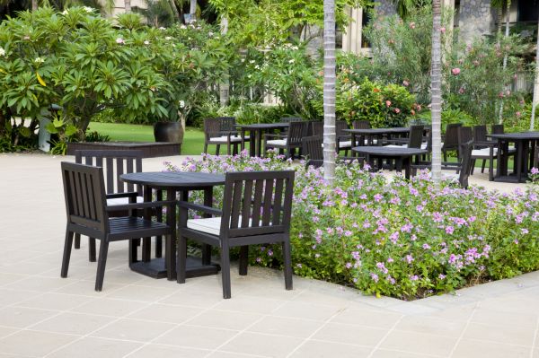 Courtyard Landscaping in Sun City Center