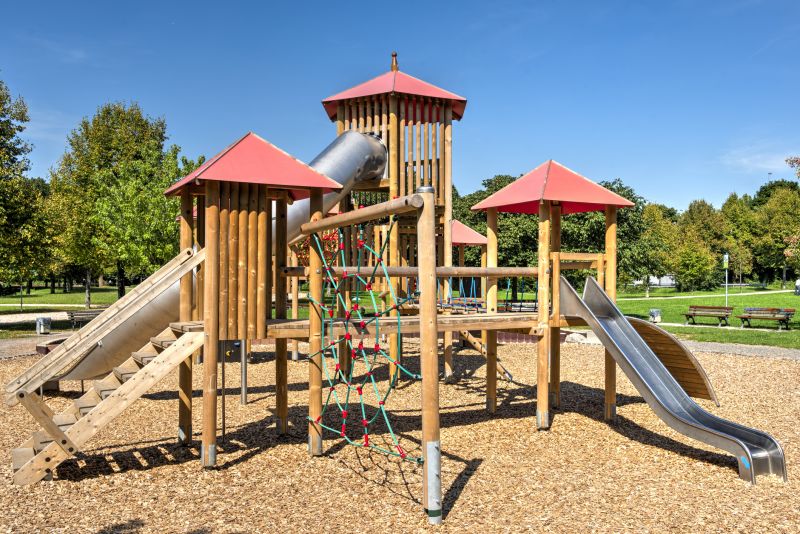 Play Area Mulch Installation