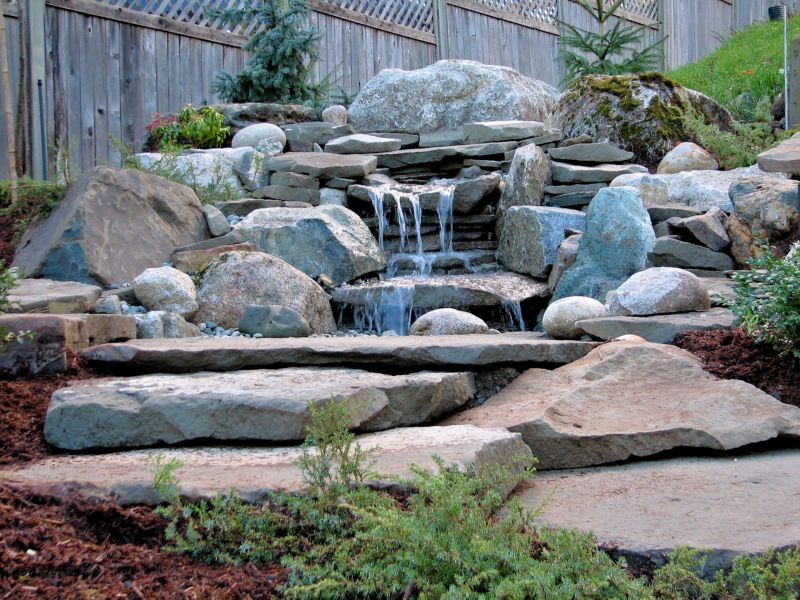Stone Garden Installation